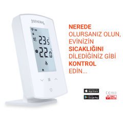 General HT500S SMART Wifi Kontrollü Kablosuz Oda Termostatı