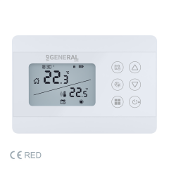 General HT300S RF Programlanabilir Kablosuz Dijital Oda Termostatı