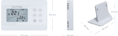 General HT300S RF Programlanabilir Kablosuz Dijital Oda Termostatı