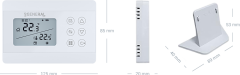 General HT300S RF Programlanabilir Kablosuz Dijital Oda Termostatı
