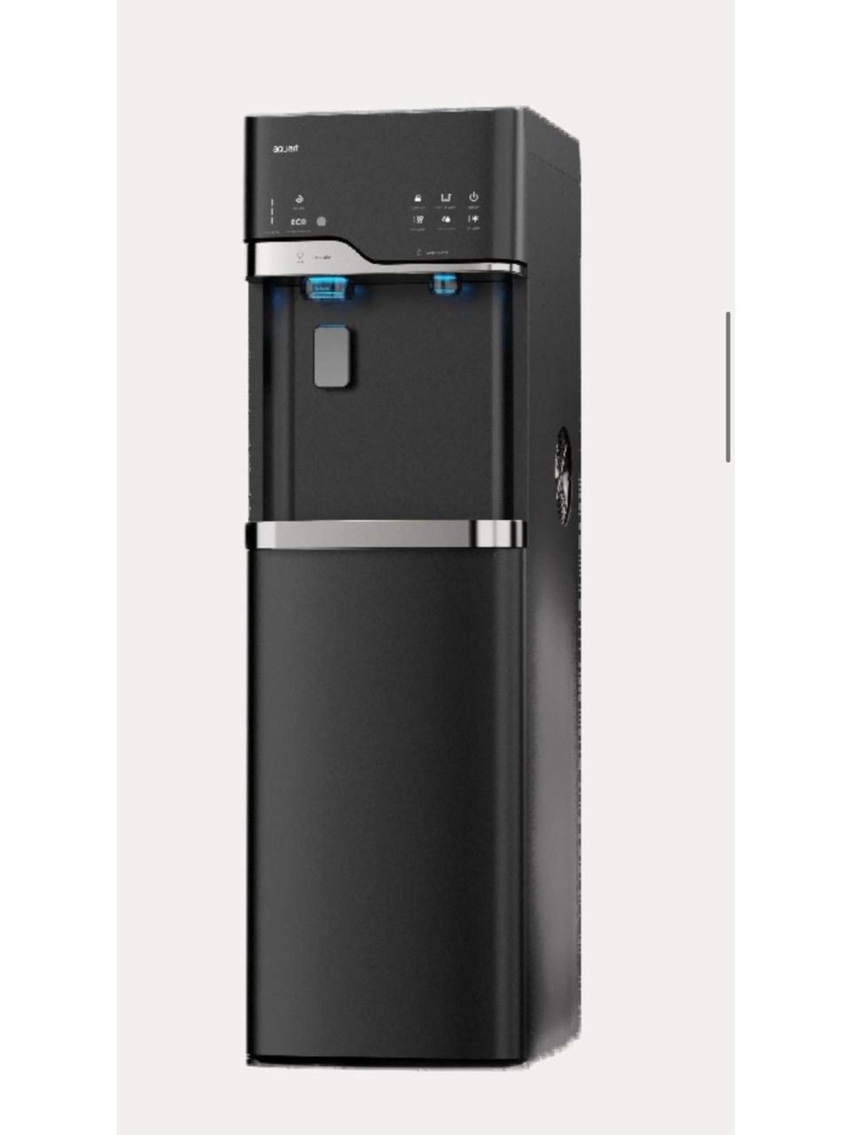 AQUAMARA Buz Makinalı Su Sebili Siyah