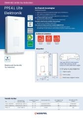 Kospel Ppe4.L Elektronik Trifaze Ani Su Isıtıcı