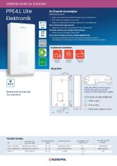 Kospel Ppe4.L Elektronik Trifaze Ani Su Isıtıcı