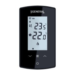 General HT500S SMART Wifi Kontrollü Kablosuz Oda Termostatı SİYAH